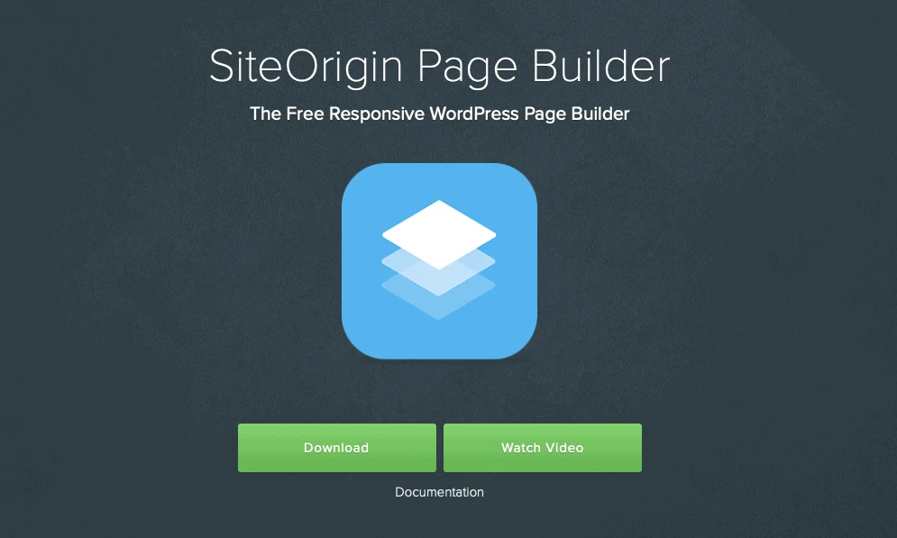 WordPress Page Builder SiteOrigin Page Builder