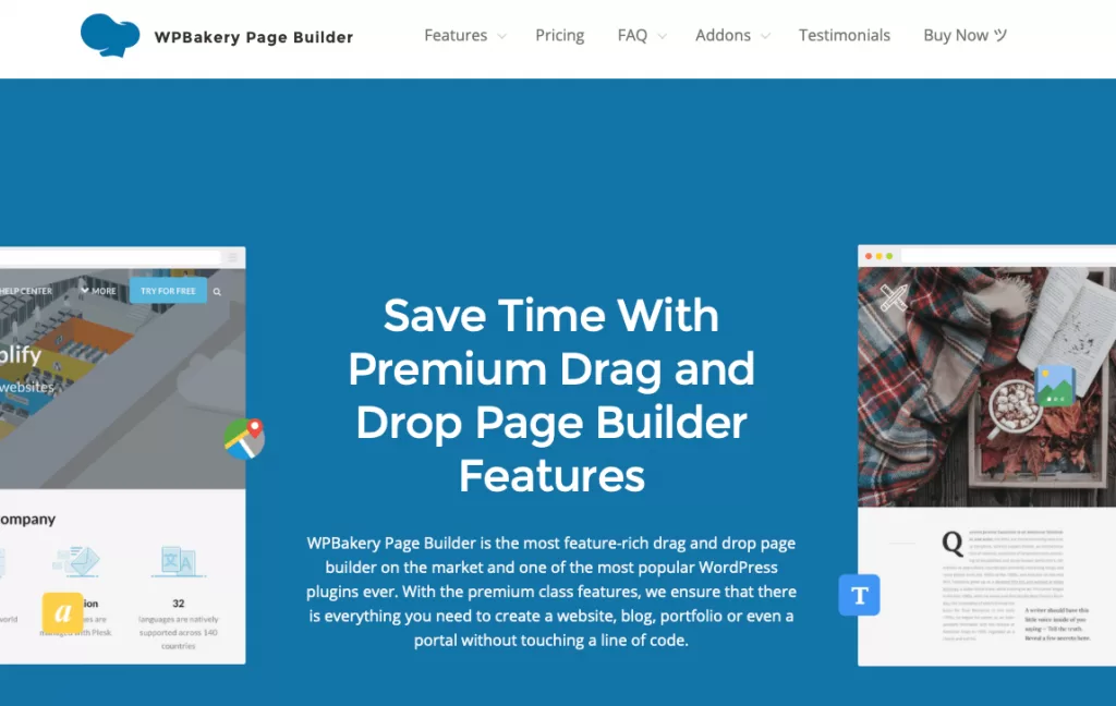 WordPress Page Builder WPBakery Page Builder